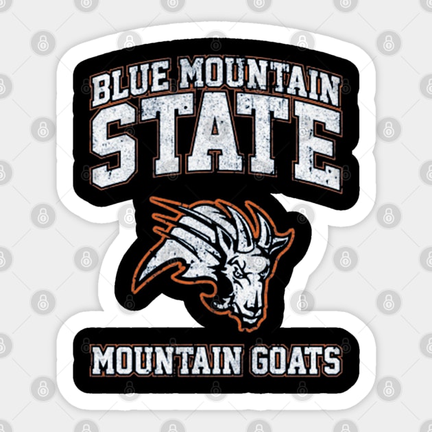 Blue Mountain State Mountain Goats Sticker by seren.sancler